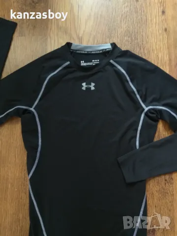 Under Armour Ua HeatGear® Long Sleeve Compression - страхотна фитнес блуза КАТО НОВА М, снимка 5 - Блузи - 46820875