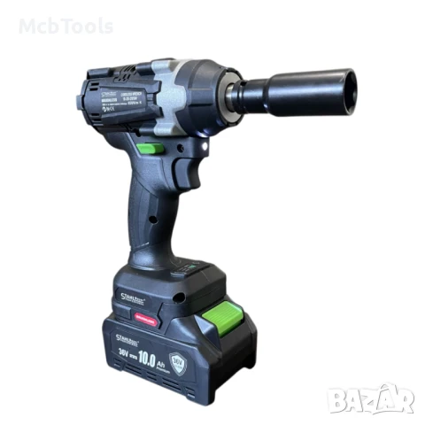 Комплект 5 в 1 от акумулаторен перфоратор, винтоверт, гайковерт, ъглошлайф и LED лампа 36V 10Ah, снимка 7 - Други инструменти - 50748032