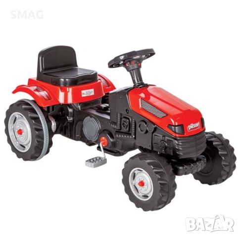Крачно тракторно превозно средство червено 95x51x51cm