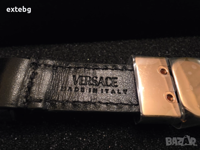 VERSACE нова оригинална дамска кожена гривна, снимка 11 - Гривни - 52182442