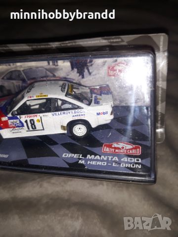 Opel Manta 400 Alpine Renault A310 Subaru Imreza Wrc 1.43 Eaglemoss Rally Monte-Carlo, снимка 10 - Колекции - 46523317