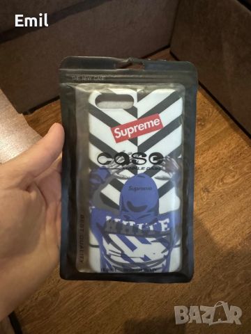 Кейсове off-white/supreme за iPhone 8 Plus , снимка 1 - Калъфи, кейсове - 46643736