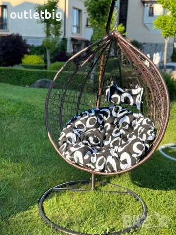 Градинска висяща люлка тип гнездо,яйце–Промоция!, снимка 5 - Градински мебели, декорация  - 52305341