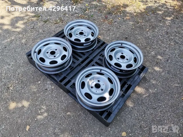 4бр. Оригинални железни джанти 15" 3x112.5 за Smart, снимка 3 - Гуми и джанти - 47958388