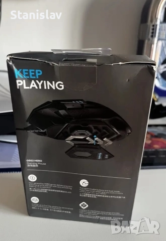 Гейминг мишка Logitech - G502 Hero, оптична, черна, снимка 2 - Геймърски - 51728552