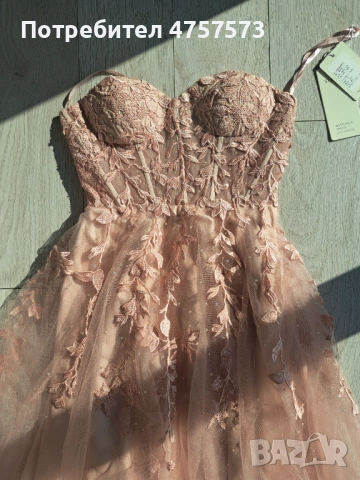  Бална рокля с корсет, снимка 2 - Рокли - 53743133