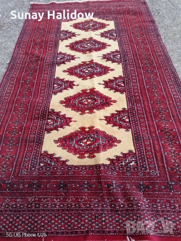 ръчно тъкана пакистанска пътечка , снимка 3 - Пътеки - 51632714