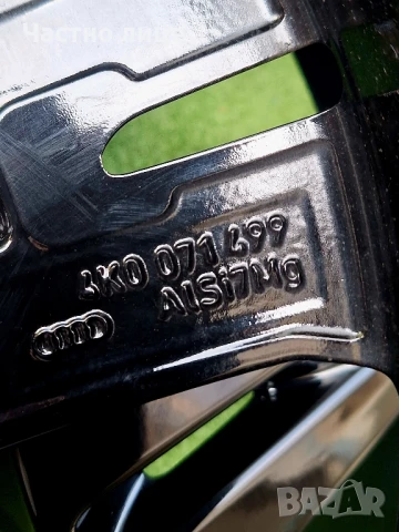 Продавам 4бр оригинални 19-ки джанти за Ауди А4 А6,Q5, снимка 10 - Гуми и джанти - 50599077
