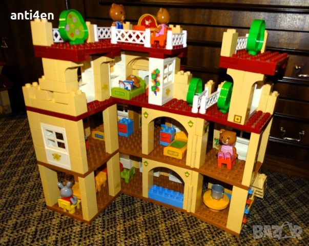 Unico Plus Maximilian Families – голяма къща/хотел с фигуркисъвместим с Лего Дупло, снимка 6 - Конструктори - 52976917