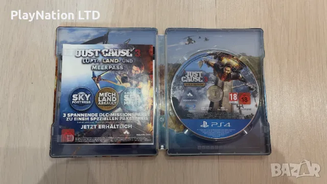 Just Cause 3 Gold Edition Steelbook, снимка 2 - Игри за PlayStation - 49791348