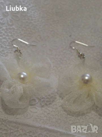 ръчно изработени обеци, снимка 5 - Обеци - 53467888