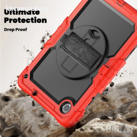 Lenovo Tab M11 /Xiaoxin Pad 2024 Silicone Hybrid PC Tablet Case /Shoulder Strap Удароустойчив Калъф , снимка 8 - Калъфи, кейсове - 52964186