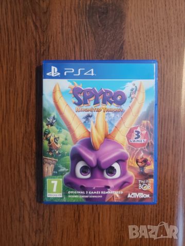 Игра за PlayStation 4 - Spyro: Reignited Trilogy, снимка 1 - Игри за PlayStation - 46281758