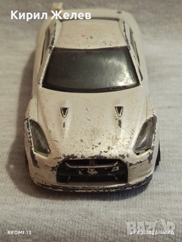 Метална количка Nissan GTR много красива за КОЛЕКЦИЯ ДЕКОРАЦИЯ 48740, снимка 2 - Колекции - 53573206
