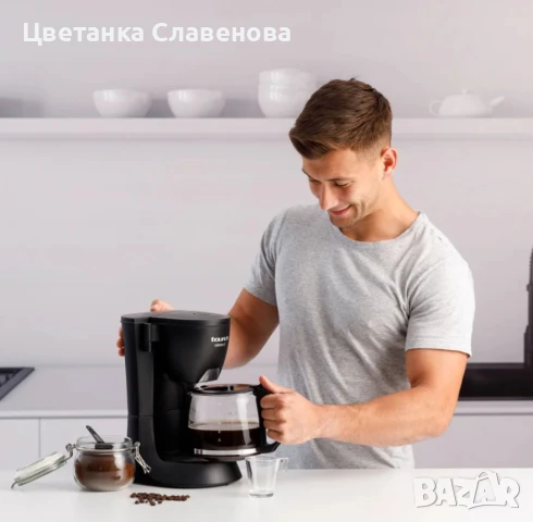 Кафемашина Taurus Verona 12, 680W, 12 чаши, Перманентен филтър, Противокапкова система, Защита, снимка 5 - Кафемашини - 50544671
