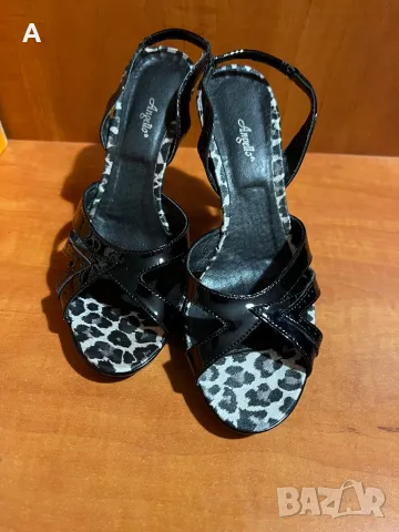 Дамски сандали естествена кожа Angello, снимка 1