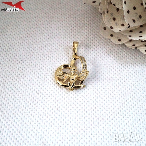 Висулка с 14К златно покритие 244728, снимка 4 - Колиета, медальони, синджири - 53663842