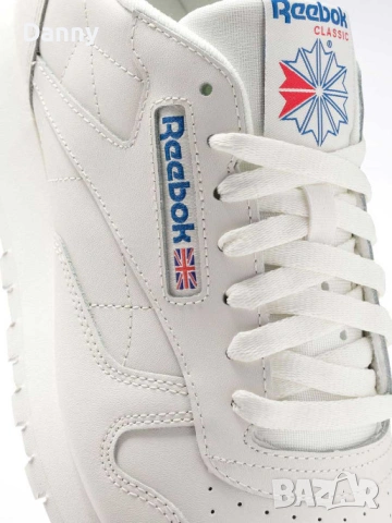Мъжки маратонки Reebok Classic Leather - 45.5, 30 см стелка, снимка 2 - Спортни обувки - 53876299