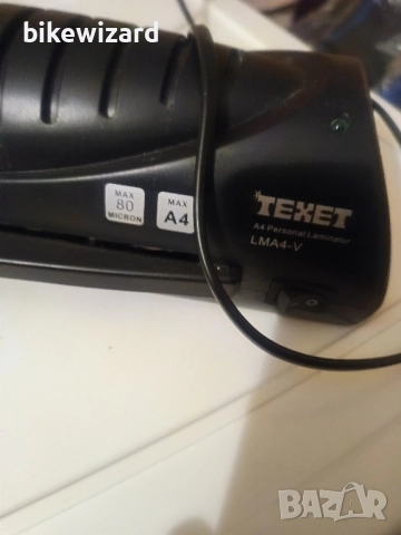 Texet ламинатор А4, снимка 3 - Друга електроника - 52435946