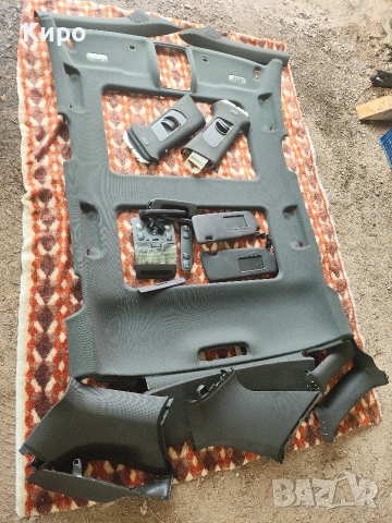 комплект черен таван за Audi A3 8P Панорама 