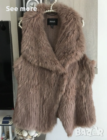 ARMA елек с естествен косъм заек IT44