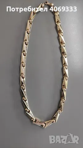 Полиран златен ланец 61.93гр 14к 70см