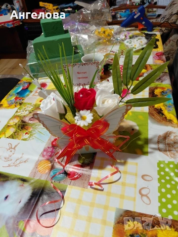Кошница с цветя!, снимка 5 - Подаръци за рожден ден - 53962217
