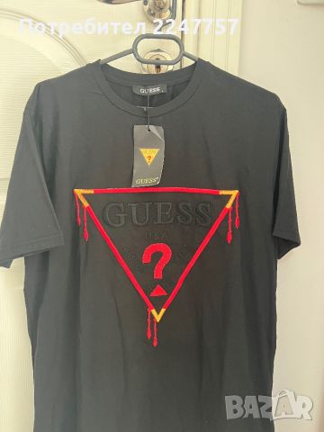 Мъжка тениска GUESS размер XL, снимка 3 - Тениски - 45542207