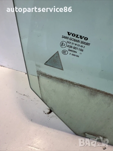 Стъкло на предна дясна врата LHD за Volvo V70 2.0 TDI (2012) , снимка 2 - Части - 53866025