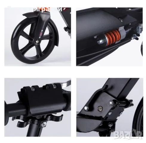 Сгъваема Тротинетка Urban Scooter с дискова спирачка 100кг, снимка 9 - Скутери и тротинетки - 49640950