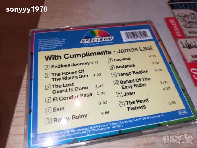 JAMES LAST-ORIGINAL CD-ВНОС GERMANY 2802251058, снимка 11 - CD дискове - 49310971