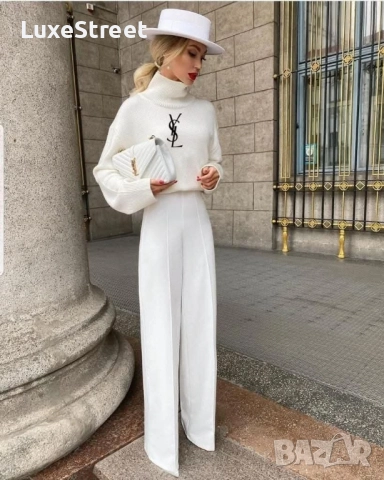 Дамски Пуловери- лого Бродирано 🤍 YVES SENT LAURENT , снимка 2 - Блузи с дълъг ръкав и пуловери - 52444028