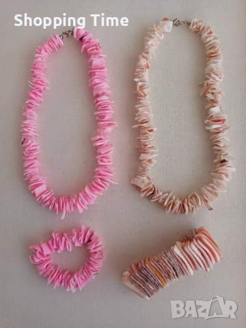 НОВ комплект от 2 мидени колиета и 2 гривни, Спиди/лично предаване