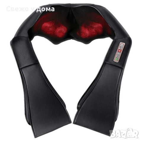 Безжичен 4D шиацу масажор с инфрачервено затопляне, снимка 6 - Масажори - 54213389