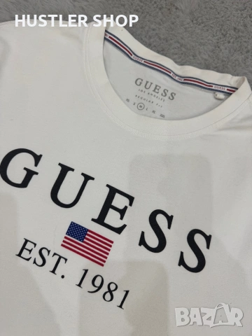 Мъжка тениска GUESS. Размер М, снимка 3 - Тениски - 54287481