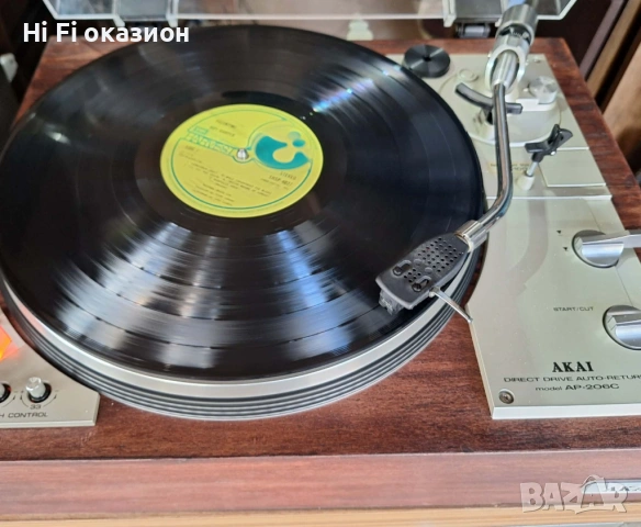 Грамофон AKAI AP-206C direct drive, снимка 8 - Грамофони - 54036213