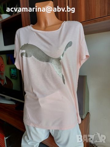 розова тениска Puma