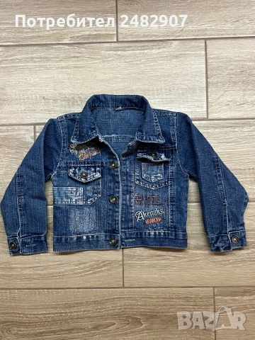 Детско дънково яке, снимка 3 - Детски якета и елеци - 53463054