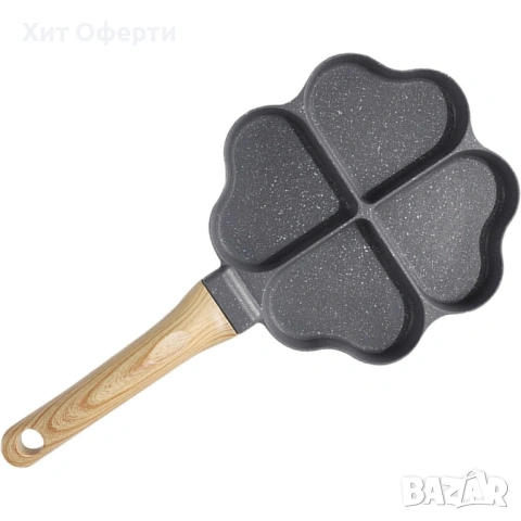 Тиган за пържене на яйца, палачинки, пържени картофи, индукция  сърце, снимка 2 - Съдове за готвене - 53220734