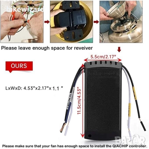 WI FI Smart Life APP контролер и дистанционно за таванен вентилатор НОВО, снимка 3 - Други - 51684513