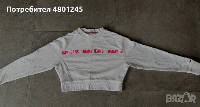Къс суитшърт Tommy Jeans – Оригинал