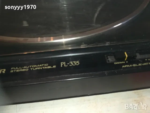 PIONEER PL-335 MADE IN JAPAN-ВНОС SWISS 2210241802, снимка 10 - Грамофони - 47680216