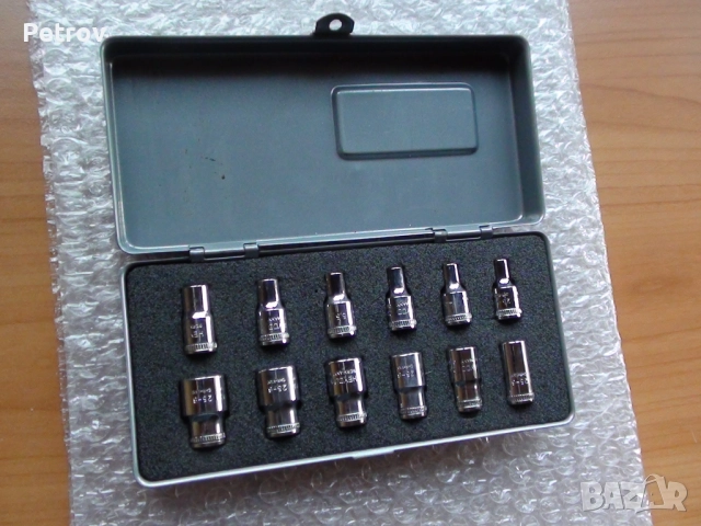 HEYCO 25-6 - MADE IN GERMANY - ORIGINAL HEYCO - 1/4" PROFI-Set ПРОФЕСИОНАЛЕН Комплект вложки 4-13 mm