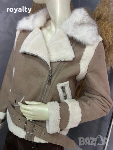 🧥 Дамско яке с каракул 💫, снимка 8 - Якета - 52186984