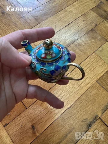 Декоративен мини чайник индийско , снимка 4 - Декорация за дома - 51223466