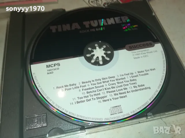 TINA TURNER CD 1208241654, снимка 4 - CD дискове - 46885675