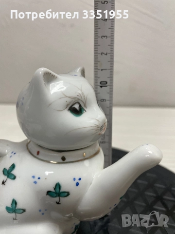 Красива антикварна каничка за Мляко Коте, снимка 14 - Сервизи - 51876302