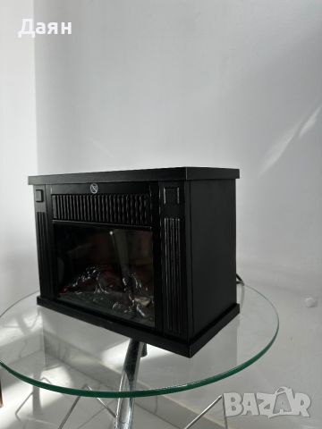 Вентилаторна печка Homcom с ефект на камина , снимка 3 - Отоплителни печки - 46398511
