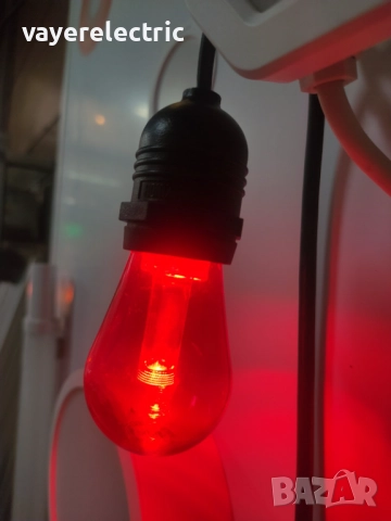 Декоративна крушка RGB 1W E27, снимка 6 - Лед осветление - 52333740