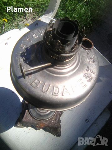 Стара газена австро - унгарска лампа без стъкло, снимка 2 - Други ценни предмети - 45203965